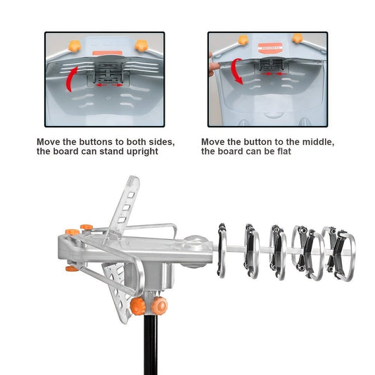 Outdoor TV Antenna with Mounting Rod for Attic and Rooftop Installation