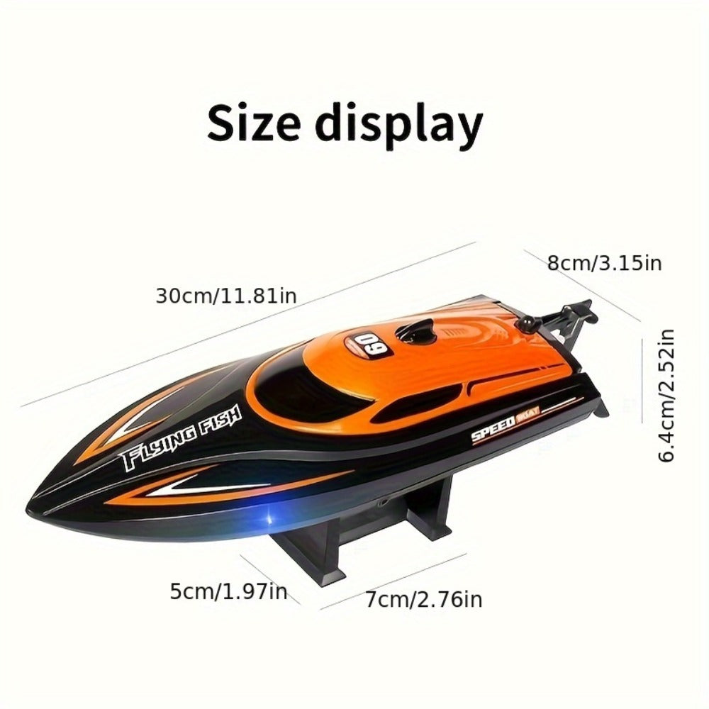 25 km/h RC Speedboat with Self-Righting and Night Light