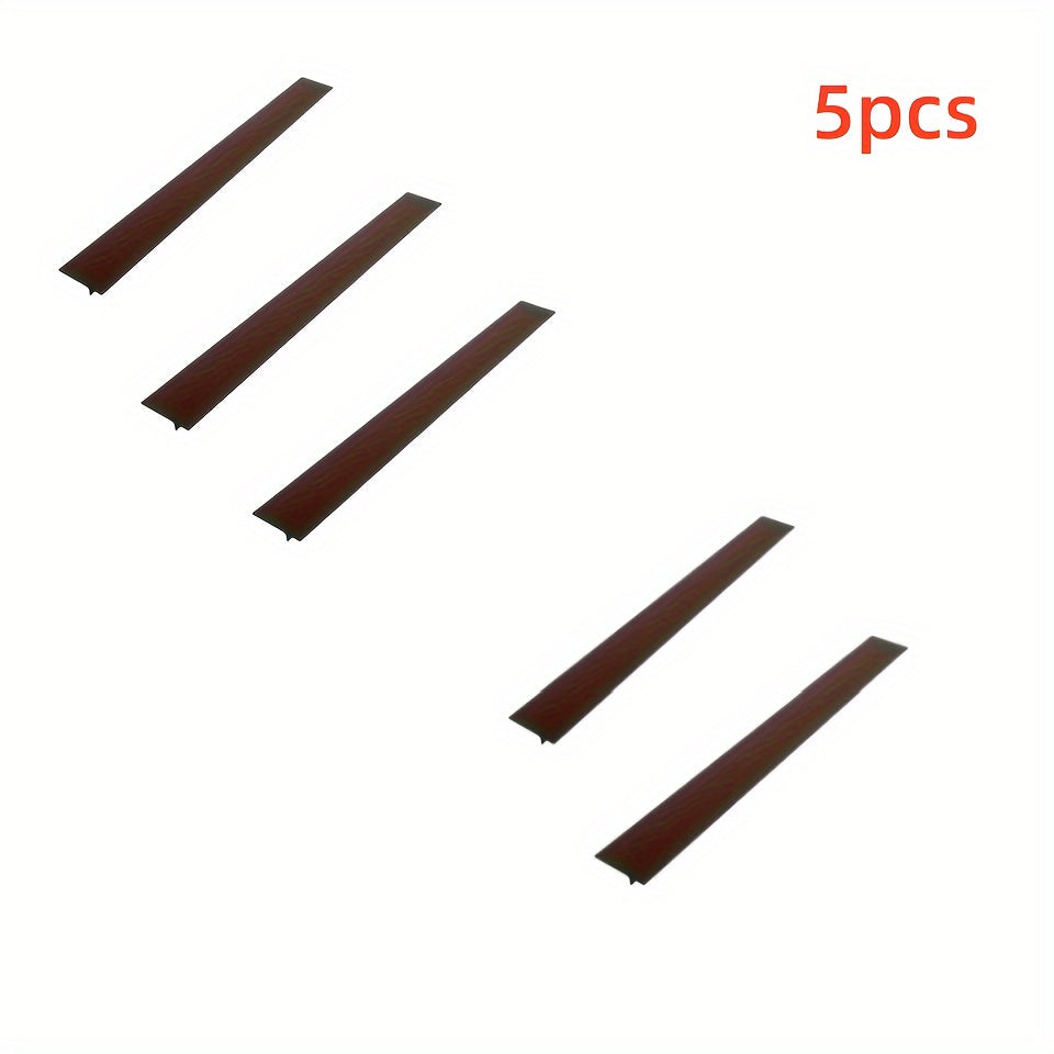 Silicone Gap Sealing Strip Kitchen Waterproof Anti-Fouling Self-Adhesive Counter Caulk Tape – High Temperature Resistant, Flexible Sink Stove Bathtub Gap Filler Strip, Black White Grey, 5-Pack & Single