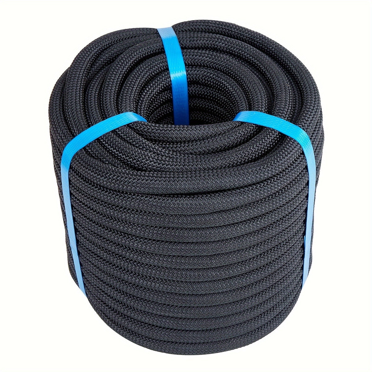 Double Braided Nylon Rope 1/2 Inch Heavy Duty Polyester – 100ft 150ft 200ft Multi-Color for Anchoring Towing Cargo Sailing Dock Lines & Outdoor Use