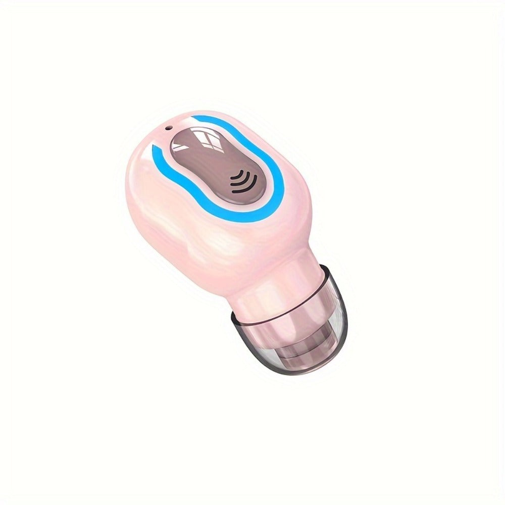 Mini Invisible Wireless Earphone Long Standby Condenser Microphone In-Ear Sport Headset for Running Gym Cycling Exercise iOS Android Black Green Beige Pink