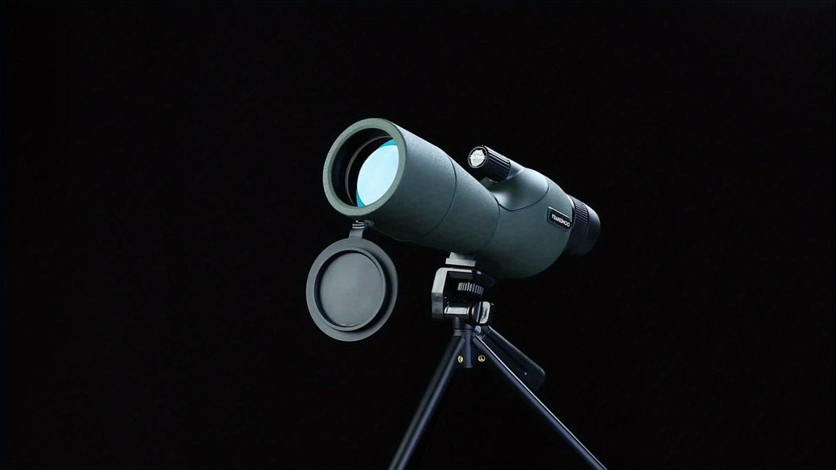 25-75x60 Spotting Scope with Tripod, Carrying Bag & Smartphone Adapter | High-Power Variable Zoom Scope for Target Shooting, Hunting, Bird Watching & Outdoor Sports – Best Gift for Dad