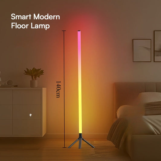 RGB Corner Floor Lamp with Music Sync, App and Remote Control, 1 or 2 Lamps