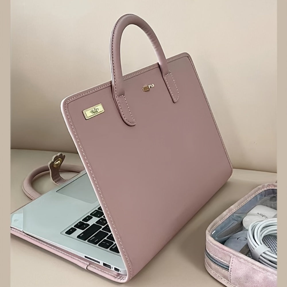 Laptop Sleeve Bag 13 14 15.6 16 Inch Protective Case with Carrying Strap Inner Liner Pouch Compatible MacBook HP Dell Lenovo Multi-Color Portable Shoulder Handbag Travel Briefcase for Women Men