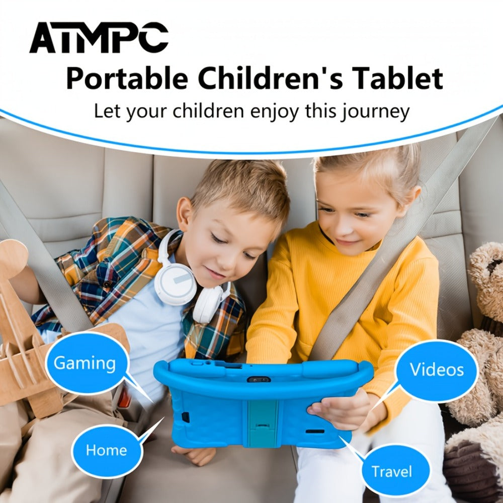Kids Tablet 7 Inch Android 11, Dual Camera, Parental Controls, Educational Games & Learning Apps, 3GB RAM 32GB ROM, WiFi, Toddler Learning Machine, Birthday & Holiday Gift for Boys Girls Ages 3-10, Pink