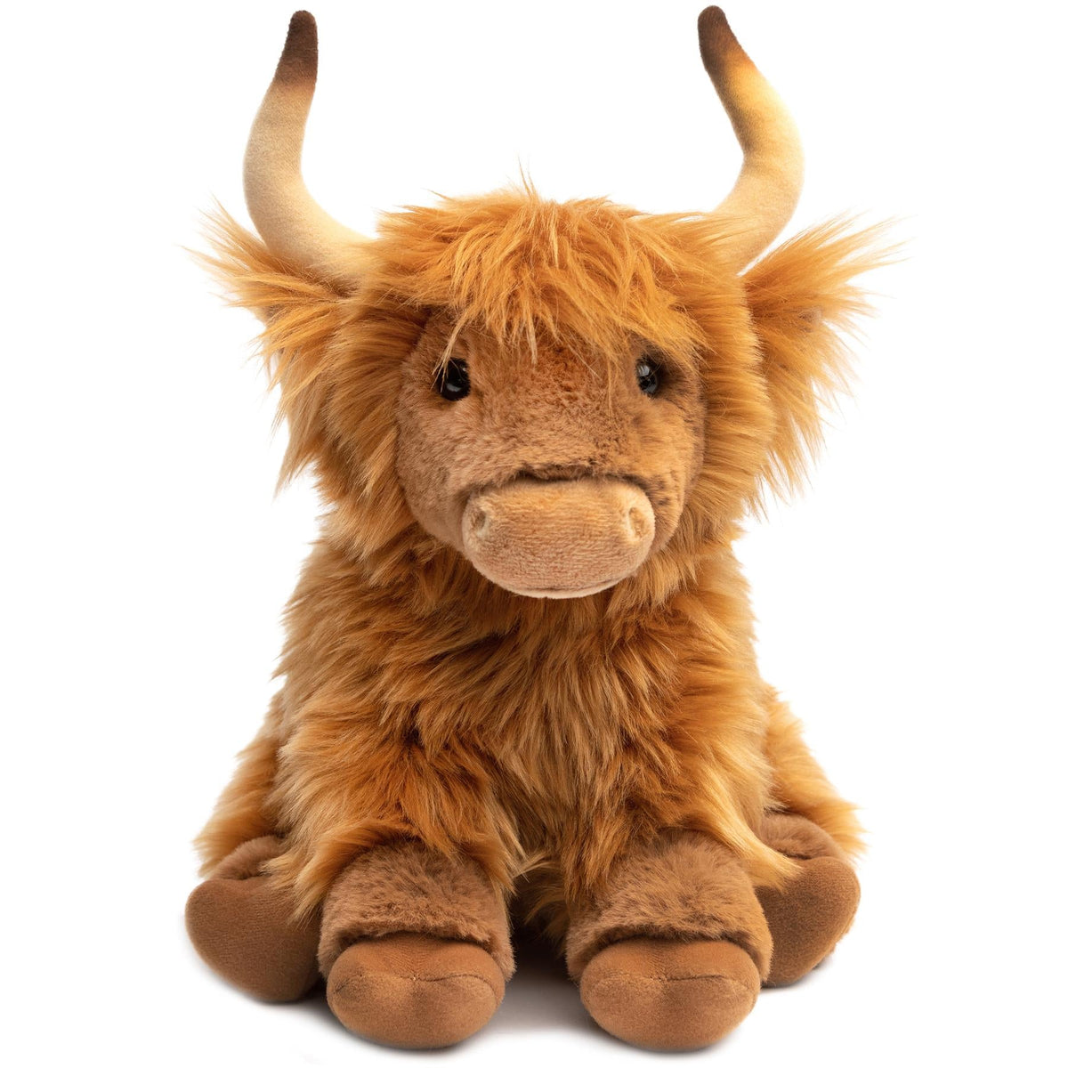 Highland Cow Stuffed Animal, Henley Model, Listed 14-Inch Size