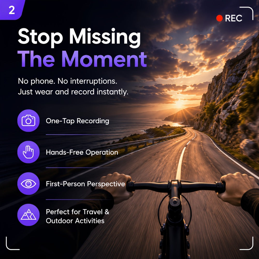AI Smart Glasses Real-Time Voice Translation 100+ Languages - 2MP HD Camera, Bluetooth Calling & Music, Hands-Free Recording, Black & Clear Lens, Wearable Tech