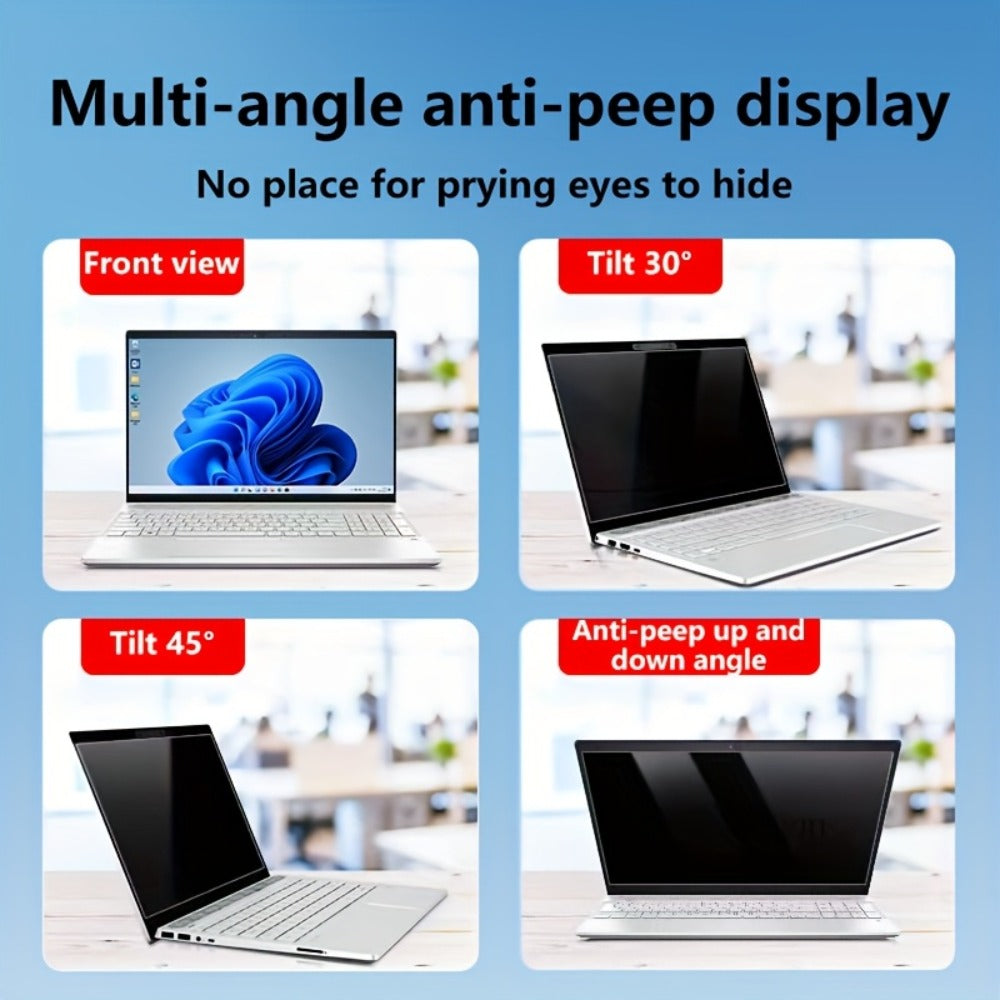 Privacy Screen Protector for MacBook Air 13.3" (2018-2021) & MacBook Pro 13.3" (2016-2022), 30° Privacy Filter, Blue Light Blocking, Anti-Glare, Multi-Layer Protective Film, Eye Strain Relief