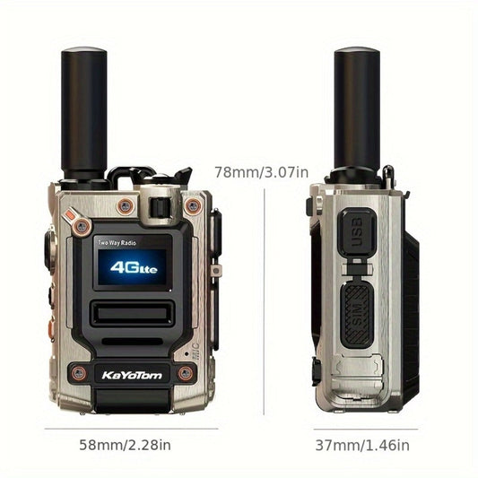 4G Walkie Talkie Kayotom K300S for Push-to-Talk Team Communication
