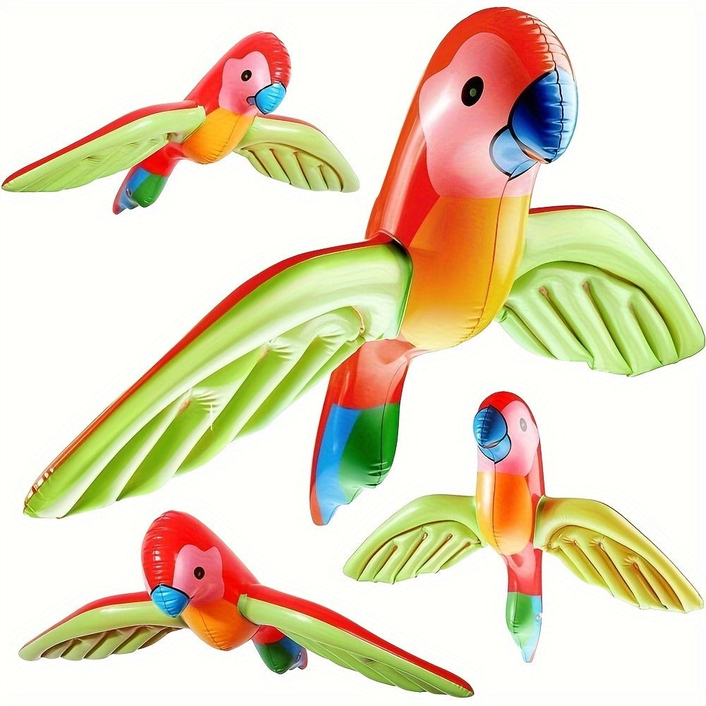 Hawaiian Luau Inflatable Party Decorations, 10-Piece Tropical Set