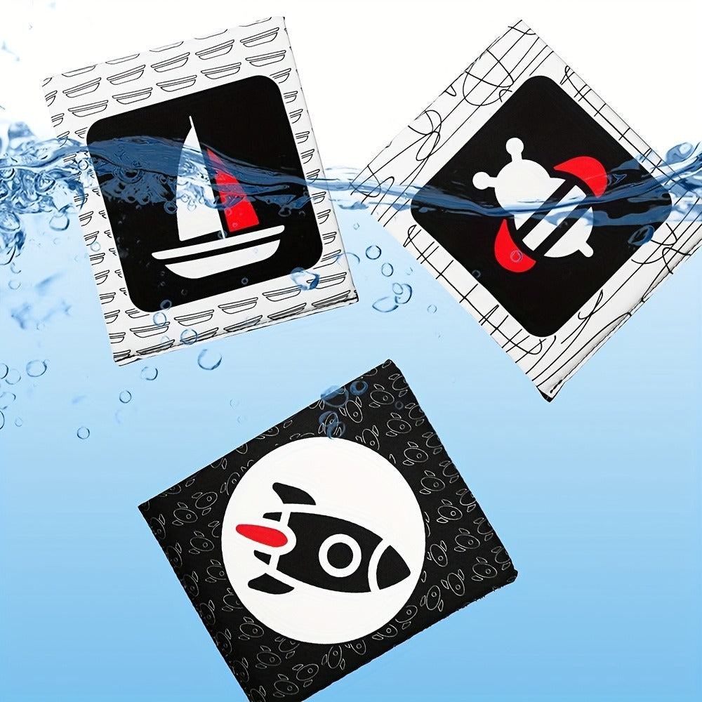 High Contrast Baby Flashcards 64 Cards Black White Red – Newborn Visual Stimulation Brain Development Montessori Learning Toy, Infant Cards Ages 0-36 Months, Baby Shower Gift Registry Must Have
