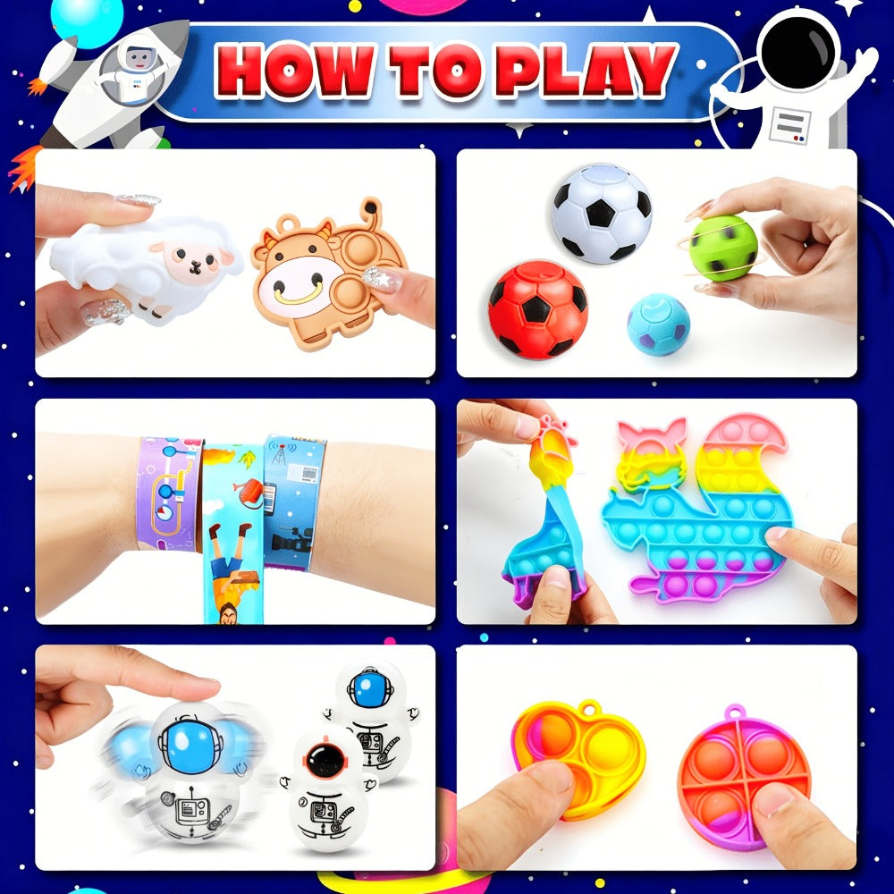 Bulk Party Favor Toys, 600-Piece Mixed Novelty & Fidget Assortment