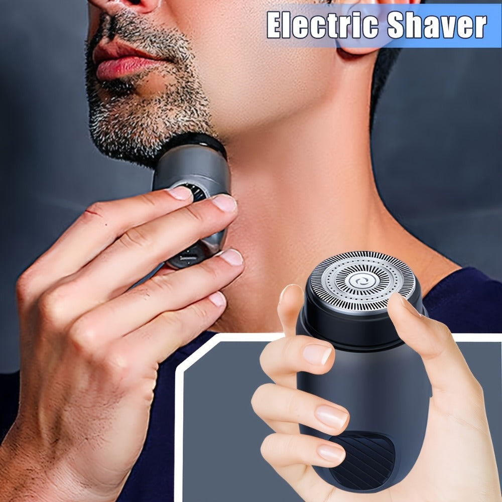Mini Electric Shaver USB Rechargeable Portable Pocket Size Travel Razor 1200mAh Battery Cordless Face Shaver for Men & Women Gift Purple Black Gray Green