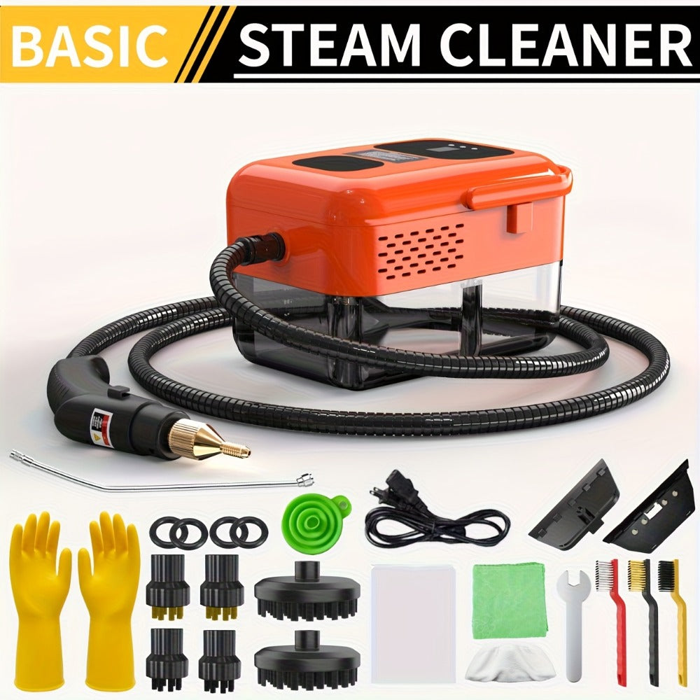 Portable Steam Cleaner High-Temperature High-Pressure Handheld Steamer for Home, Carpet, Tile & Grout Cleaning – 9-Speed Adjustable, 3 Models: Basic, Upgraded & Smart