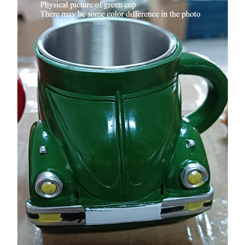 Sports Car Shape Coffee Mug – Fun Novelty Car Shaped Drinking Cup Large Capacity – Unique Tea Cup for Office & Home Decor – Cool Birthday & Christmas Gift for Car Lovers – 6 Colors