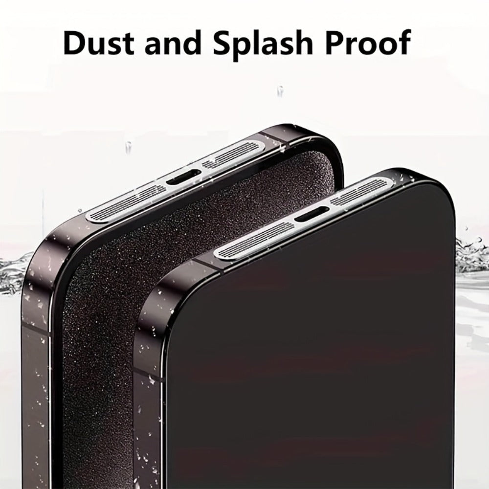 Metal Speaker Dust Mesh for iPhone 2-Pack – Anti-Dust Cover Sticker, Dustproof Mesh Net for Speaker & Earpiece, Multiple Colors, Compatible with iPhone 16 / 15 / 14 / 13 / 12 / 11 Series