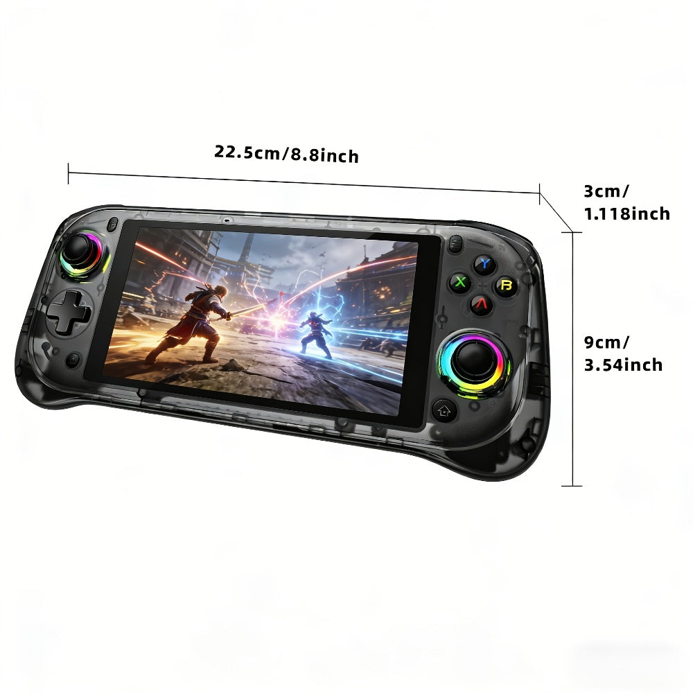 J55 Online Multiplayer Handheld Game Console – 5.5 Inch Large Screen, Open-Source System, 64GB Storage, Ultra-Long Battery Life, Global Online Gaming, High-End Portable Edition, Perfect Holiday Gift