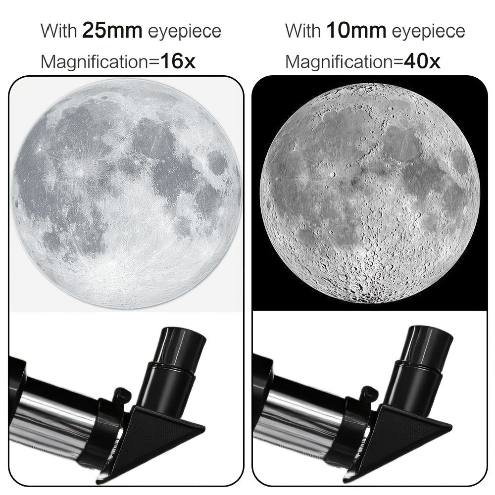 Astronomical Telescope 150x Magnification 70mm Aperture with Tripod Phone Adapter for Moon Star Night Sky Viewing Outdoor Nature Observation Portable Educational STEM Gift for Kids Adults Space Science
