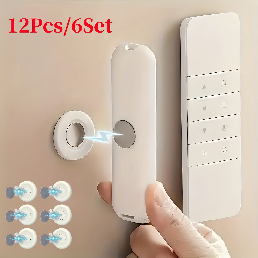 Magnetic Wall Hooks No Hole Easy Install – Strong Adhesive Hook Set for Home Office Kitchen Bathroom, Versatile Damage-Free Wall Hanger, 6 12 or 20 Pack