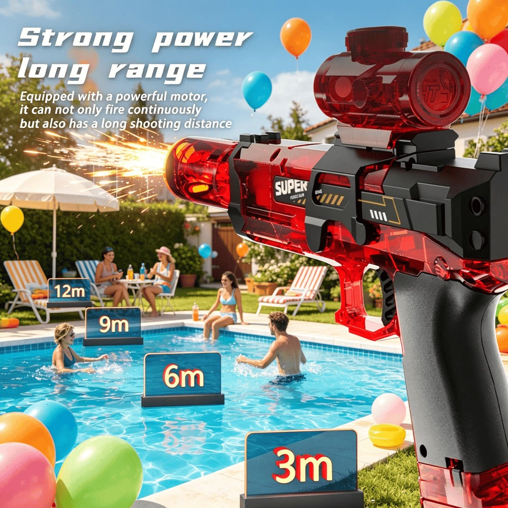 Light Up Water Spray Toy for Kids, 2-Pack with LED Lights & Sound Effects
