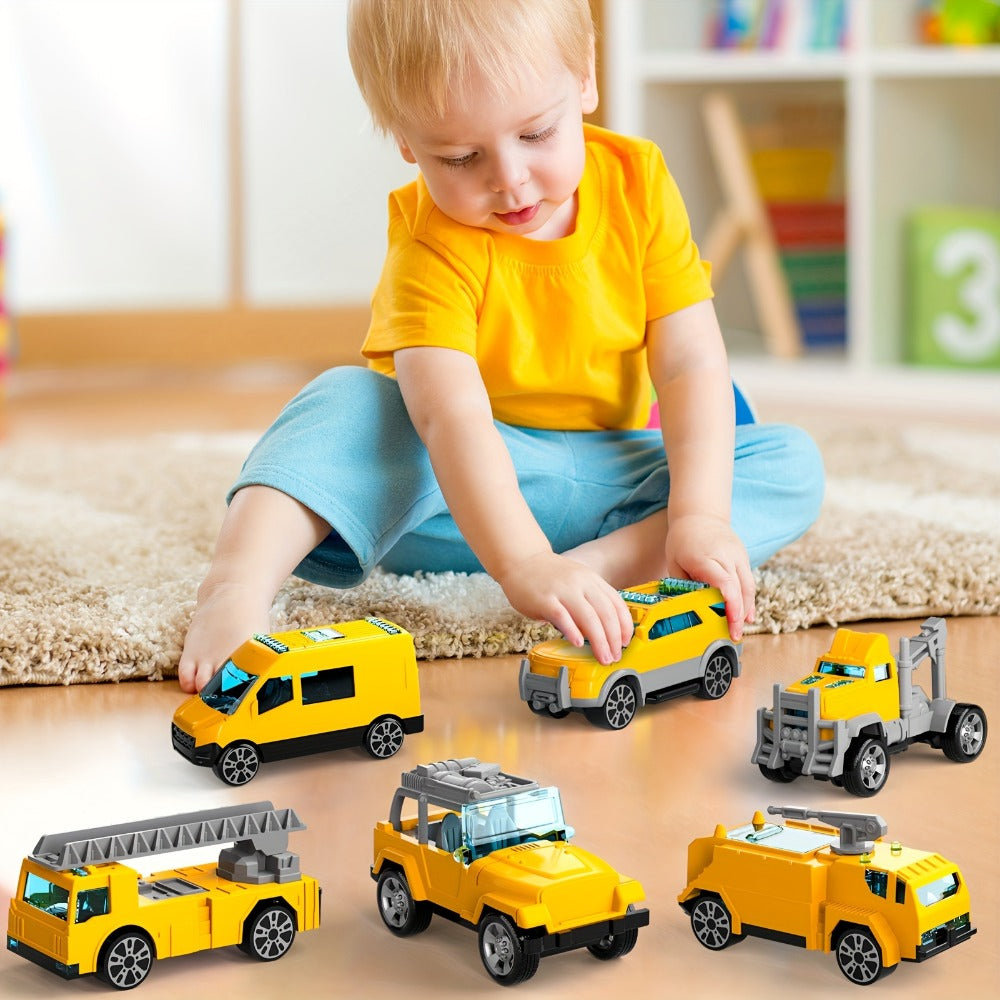 Transport Cargo Airplane Toy for Kids – Jumbo Plane with 10 Mini Cars & Spray Mist