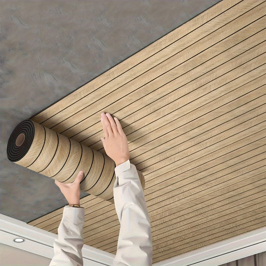 3D Wood Grain Peel and Stick Wall Panels, Matte Finish, 15.75 x 118.11 Inches