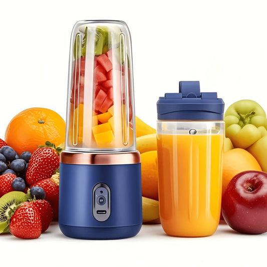 Portable Blender with USB Charging and 1500mAh Battery for Smoothies and Shakes
