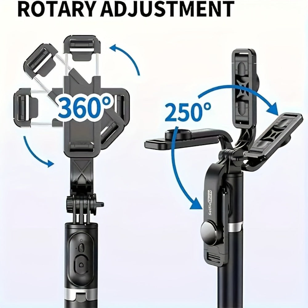 40 Inch Bluetooth Selfie Stick Tripod with Wireless Remote & 360° Rotation – 2-in-1 Extendable Phone Stand Compatible with iPhone 16 15 14 13 12 11 Android Smartphones for Vlog Travel Photography