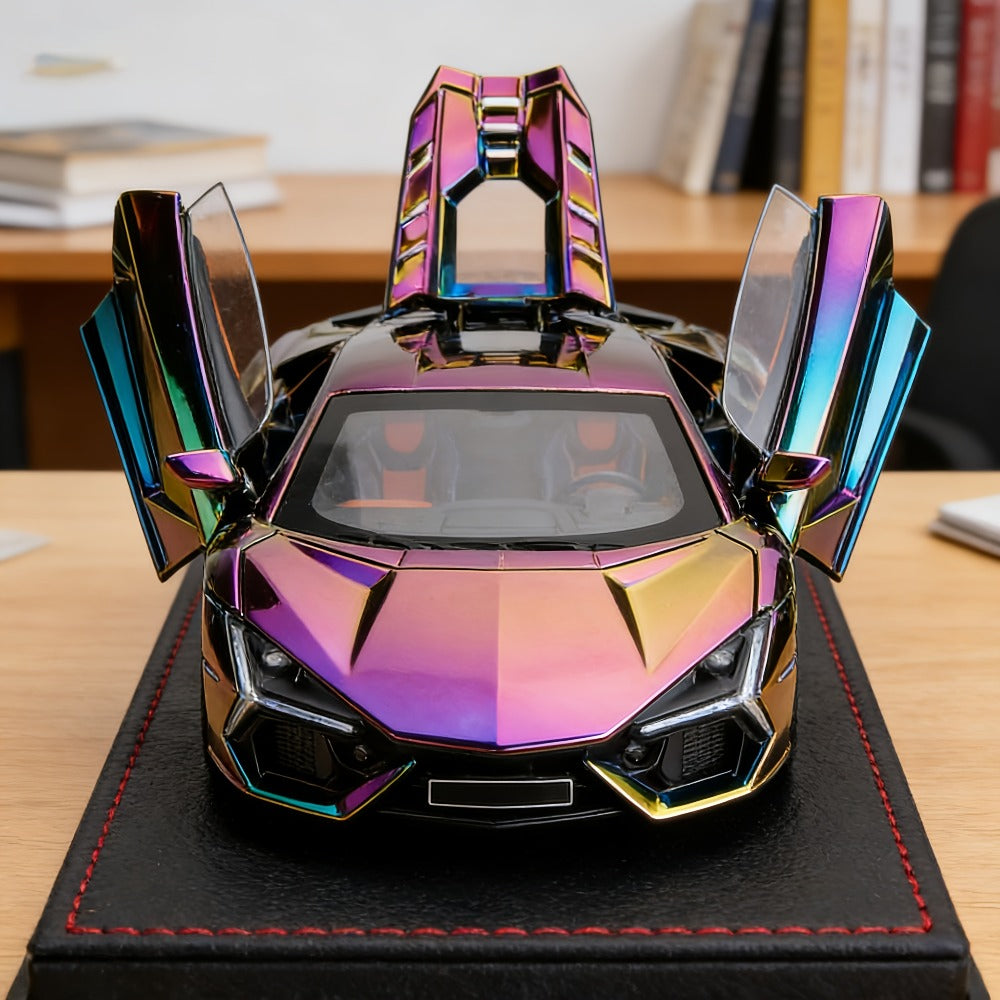 Die-Cast Sports Car Display Model, 1:24 Scale with 8 Style Options