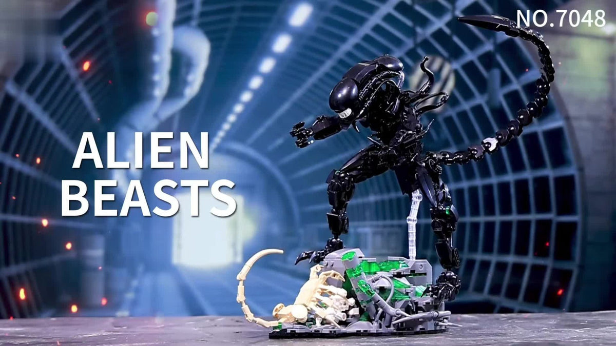 958-Piece Alien Beast Building Block Model Kit