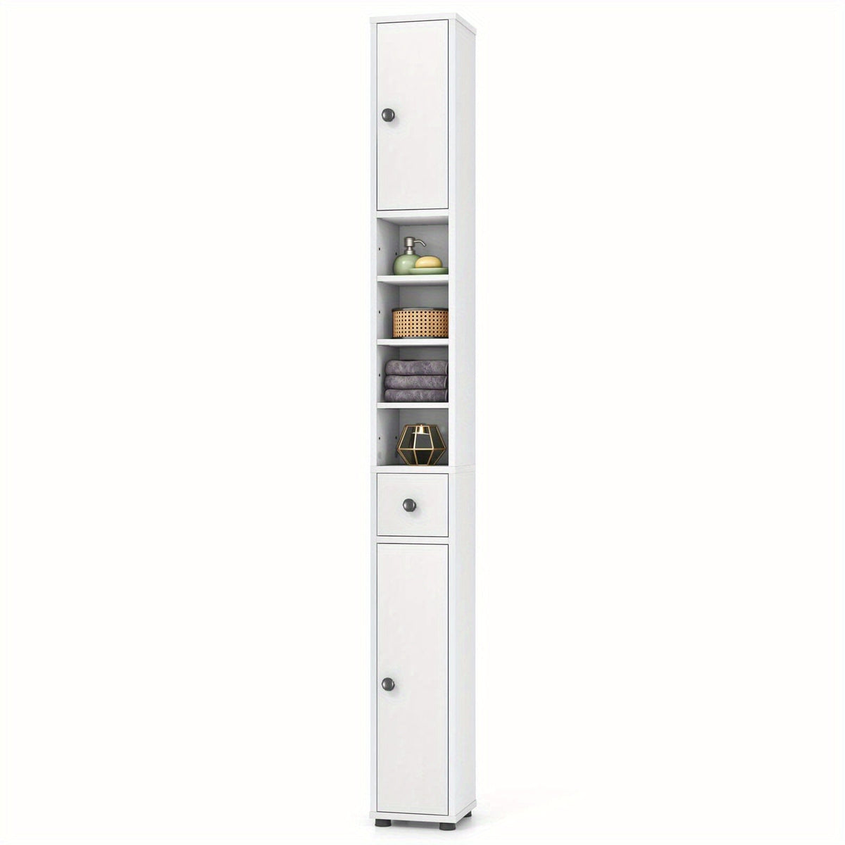Storage Cabinet shown in the White option