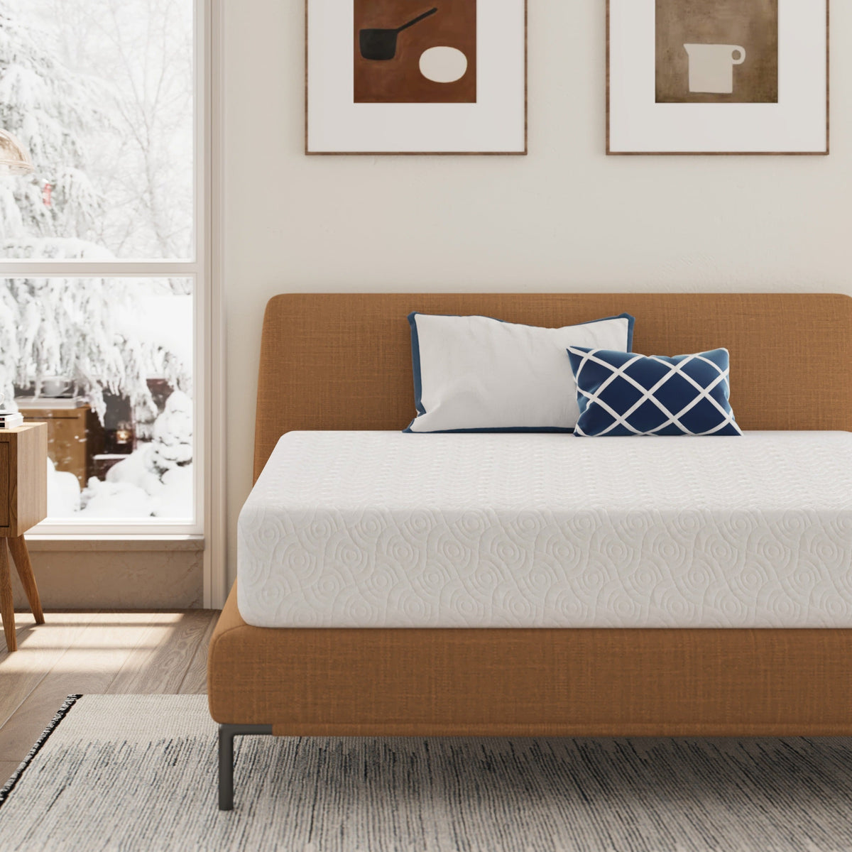 10-Inch Mattress with Memory Foam for Bedroom Comfort and Support detail image - detail view 11