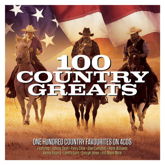 100 Country Greats 4-CD Set, Classic Country Music Collection detail image