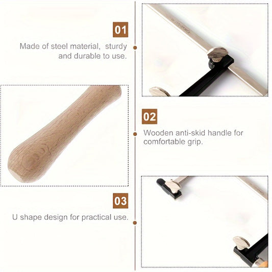 Hand Saw Kit with Adjustable Frame and 12 Blades for Jewelry Making