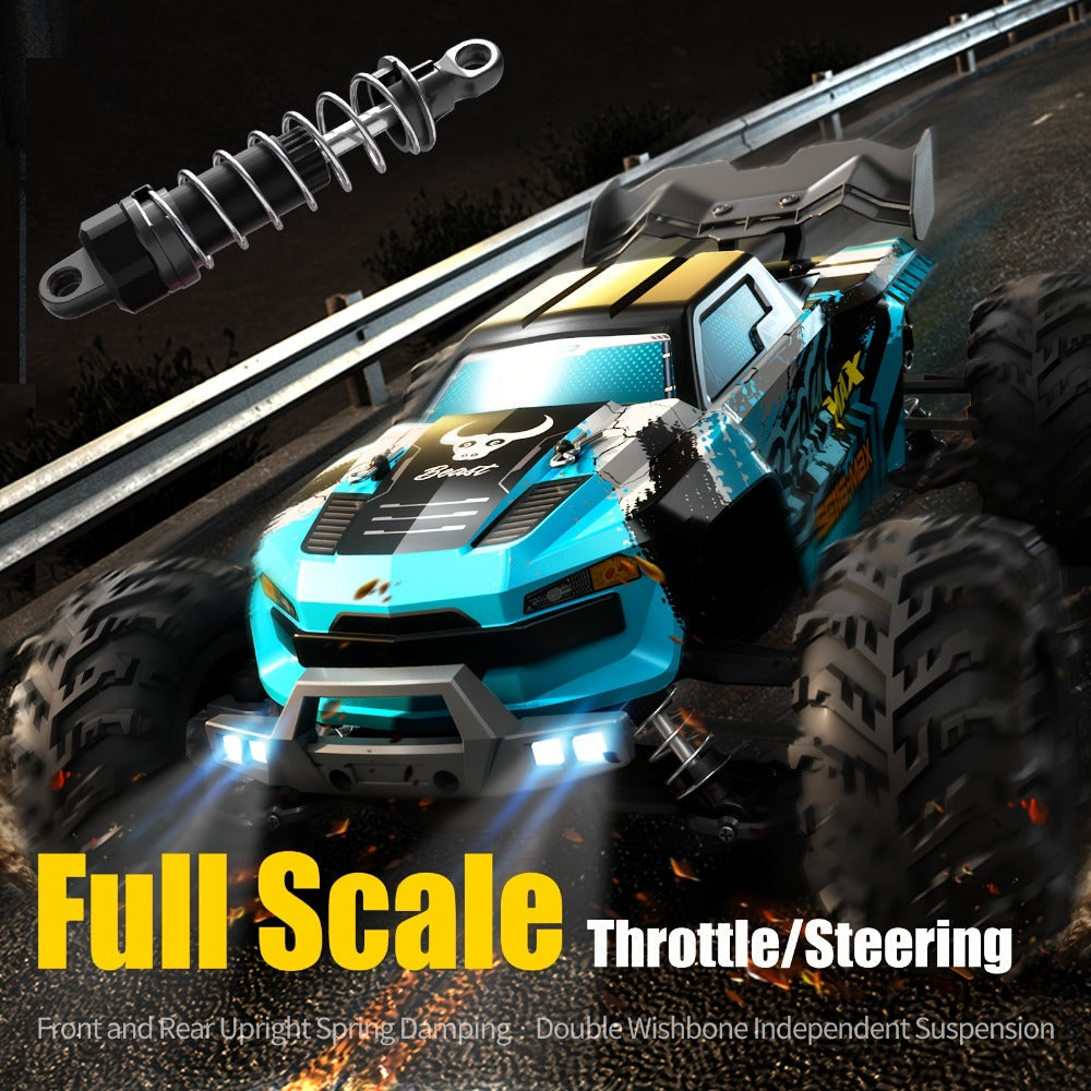 High Speed RC Car, 1:16 Scale 4WD Off-Road Car with RC390 Motor, 70KM/H Top Speed