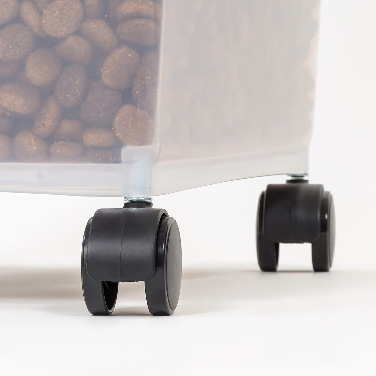 Pet Food Storage Container Set 3-Piece – 30QT + 10QT Airtight Snap-Lock with 360° Wheels & Scoop, Holds up to 37.5lb, for Dog Cat & Bird Food