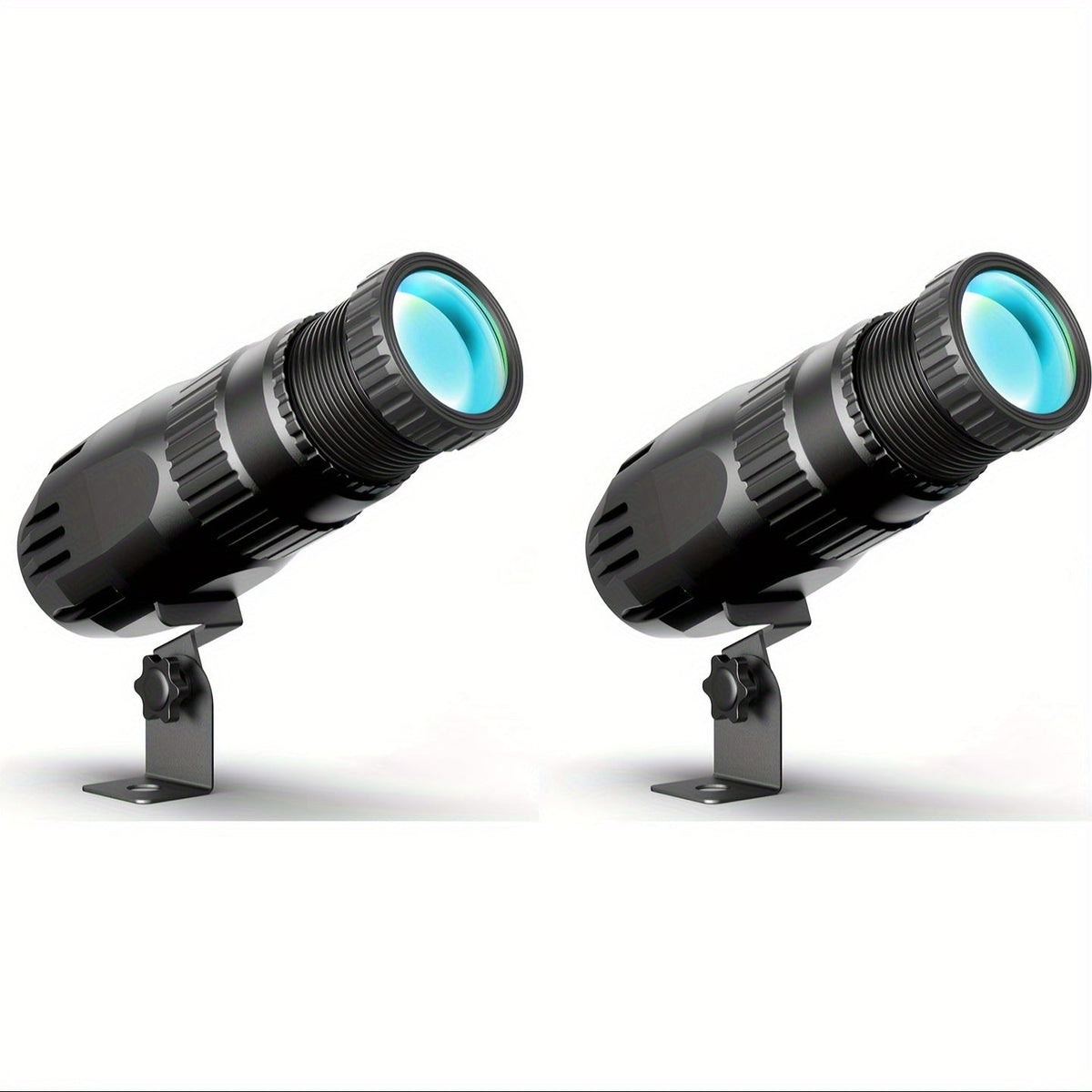 10W RGBW LED Pinspot Stage Light with Remote and Manual Focus shown in the 2pcs option