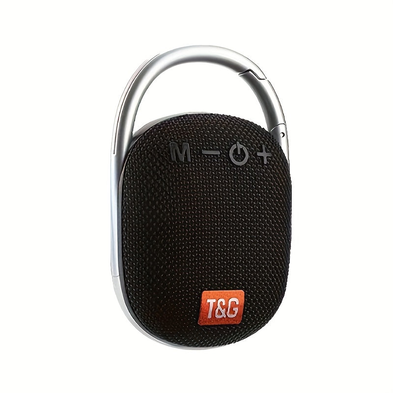 Mini Portable Bluetooth Speaker with LED Lights – Micro SD/TF Card Support, Integrated Latch, Stereo Audio, Compact Wireless Speaker for Home, Outdoor, Travel, Camping, Halloween & Holiday Parties