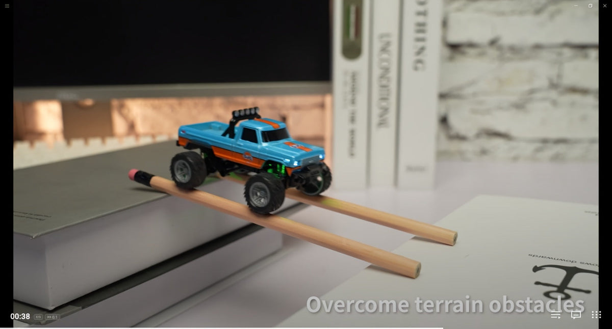 RC Off-Road Car with Alloy Body & Shock-Absorbing Chassis – Remote Control Car for Boys Indoor Outdoor Racing Metal Frame – Christmas Birthday Gift for Kids Teens