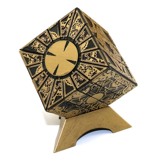 Lament Configuration Style Puzzle Box Cube, Detachable Deformation Brain Teaser with Display Base