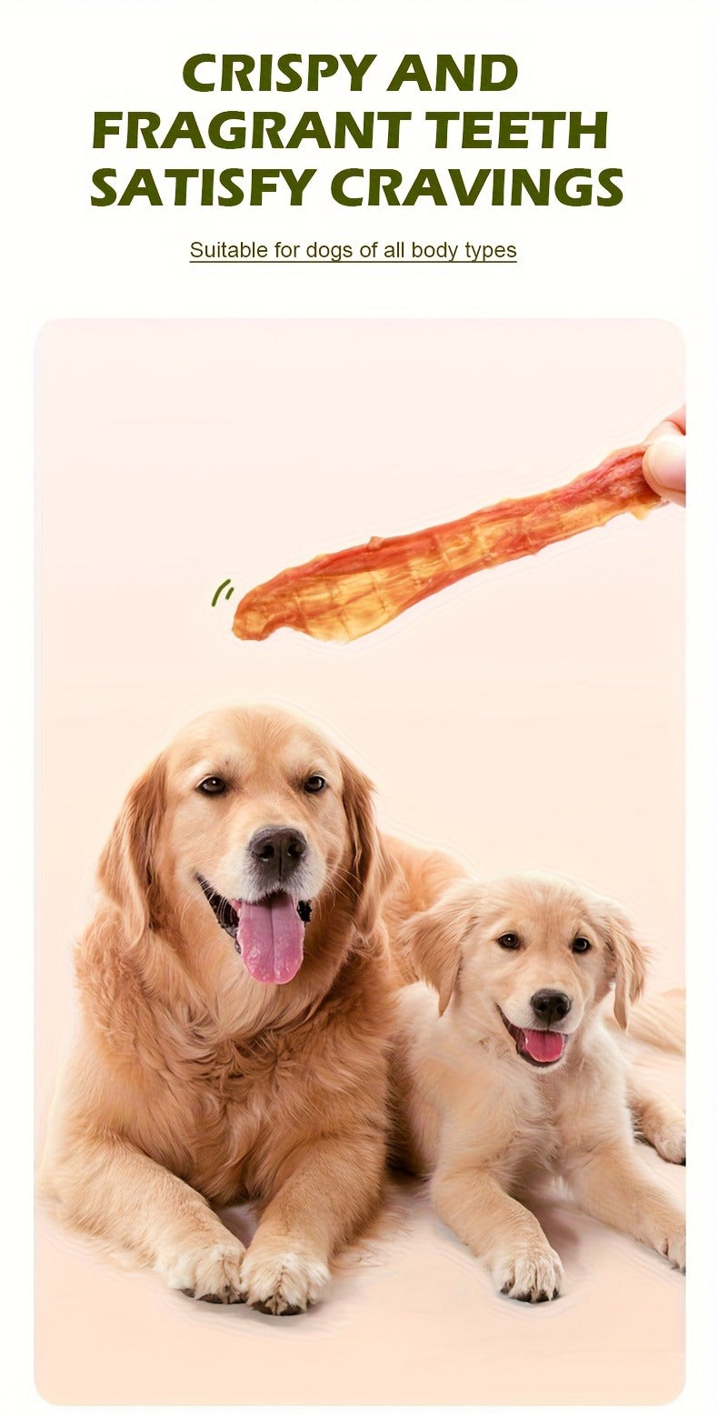 Cat & Dog Treats Chicken Jerky & Duck Jerky Combo – High Protein Grain Free Training Rewards, Dental Chews, Healthy Snacks for Puppies Kittens Adult Dogs Cats, Natural Pet Nutrition