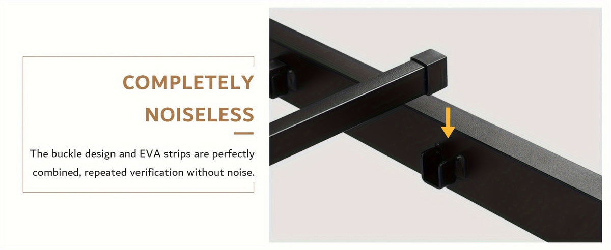 12-Inch Metal Bed Frame with No Box Spring Needed and Tool-Free Assembly detail image - detail view 16
