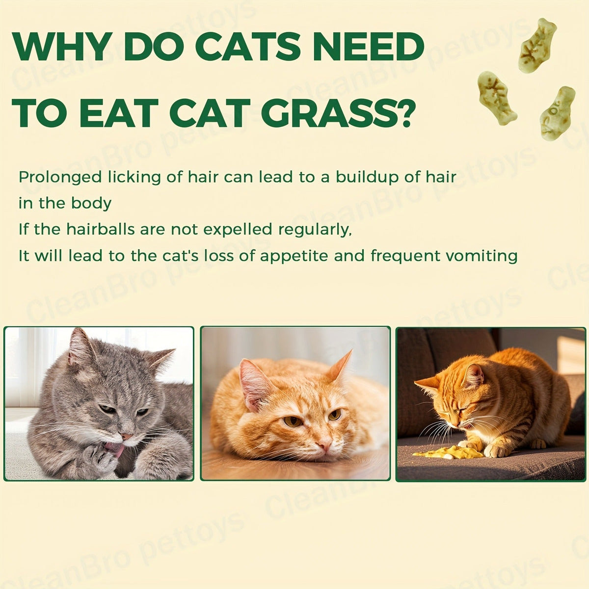 Catnip Cat Treats 150g – Catnip Cookie & Catgrass Molar Stick, Dried Fish Snack for Cats, Teeth Cleaning Dental Chew, Hairball Control Nutrition Fattening Cat Snack
