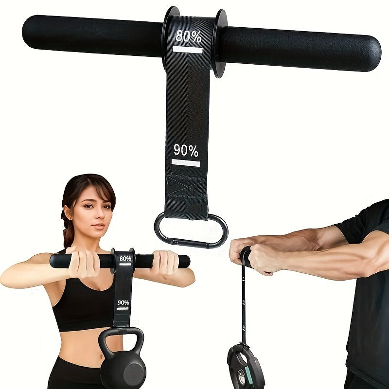 Arm Strength Trainer U-Shaped Spring Resistance Bar – Portable Home Gym Chest Expander & Forearm Strengthener with 2-Level Adjustable Resistance Bands, Detachable Design & Comfortable Grip | 3 Colors