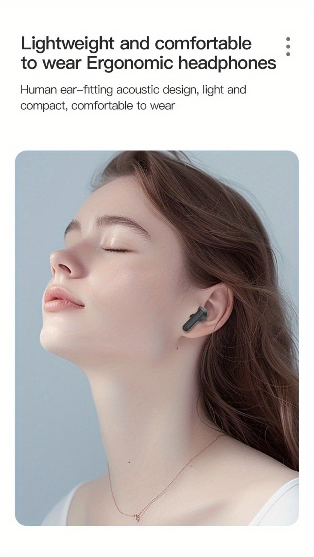Touchscreen ANC Wireless Earbuds Full-Color Display – Noise Cancelling In-Ear with Charging Case for Sports Gaming Business – Gift for Men Women Compatible with iOS Android
