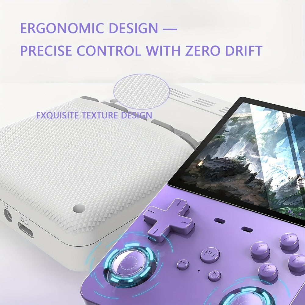 Linux Open Source Handheld Game Console L35 – 3.5 Inch IPS HD Display, Classic Emulators, Ultra-Long Battery Life, Multiple Setup Support, 64GB/128GB Storage, Perfect Holiday & Birthday Gift for Gamers