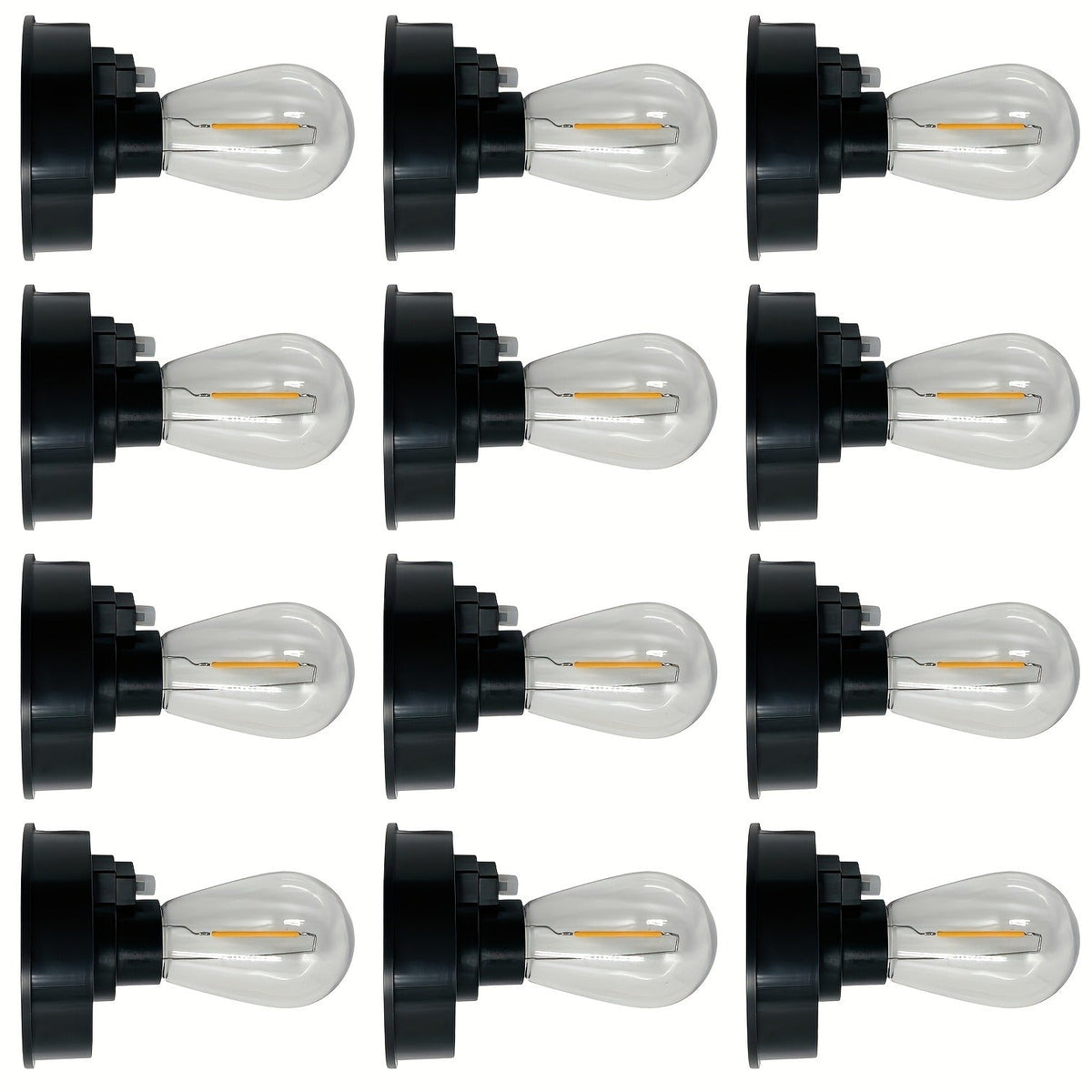 Solar Lantern Replacement Bulb IP65 Waterproof – Outdoor Solar Light Accessory, Top Bulb Replacement Kit | 2, 6 or 12 Pack