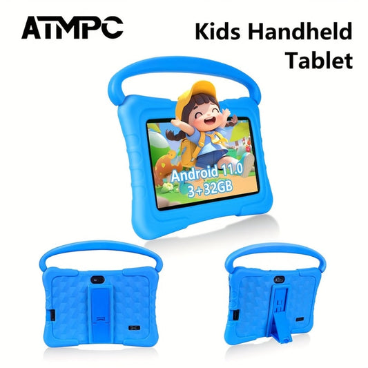 7-Inch Kids Tablet with Android 11, Dual Cameras, 3GB RAM and 32GB Storage