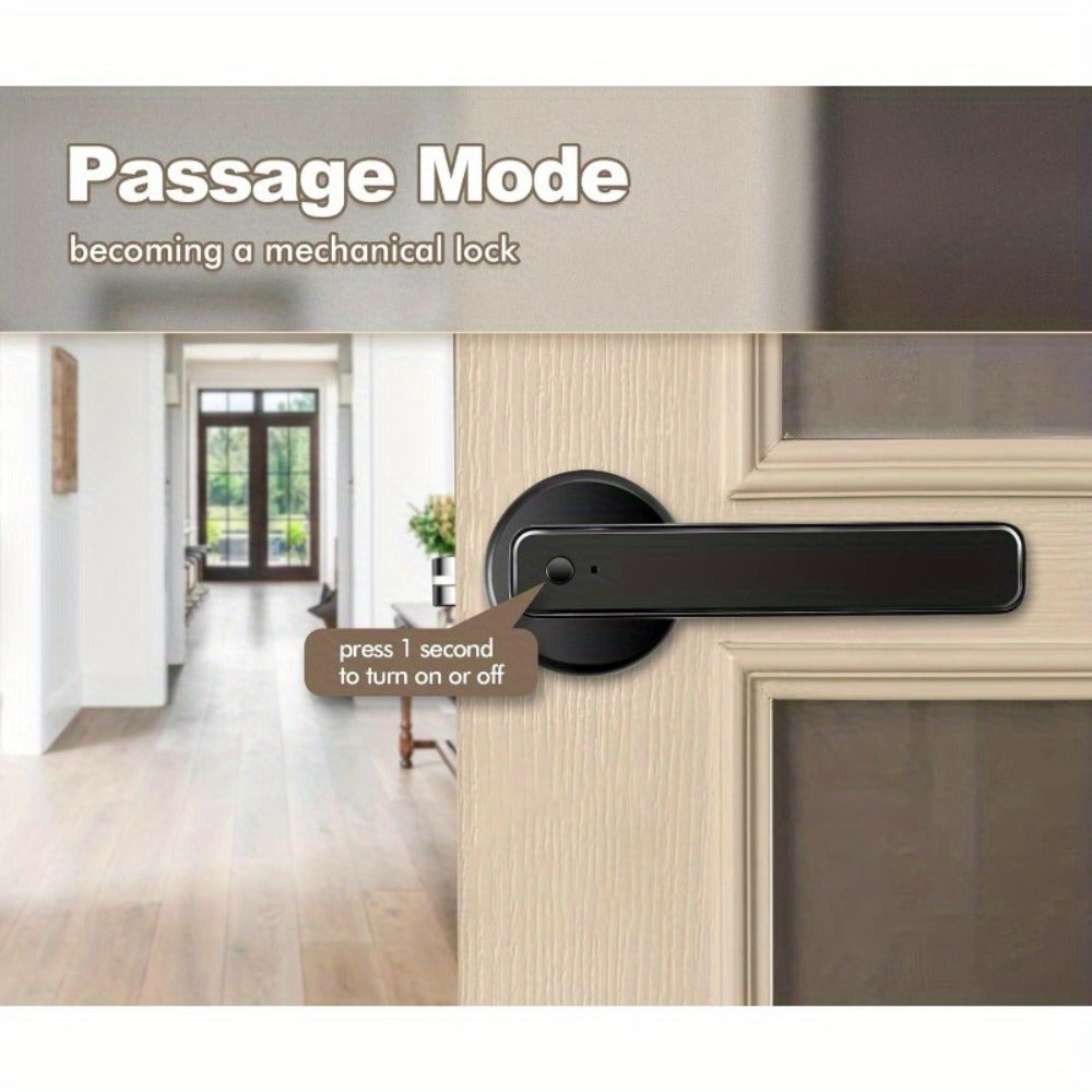 NFC Smart Deadbolt Lock 5-in-1 with Fingerprint, Password, App & Alexa - NFC Tap Keyless Entry for Home & Apartment, Single & Double Row, Keys Included, Easy DIY Install