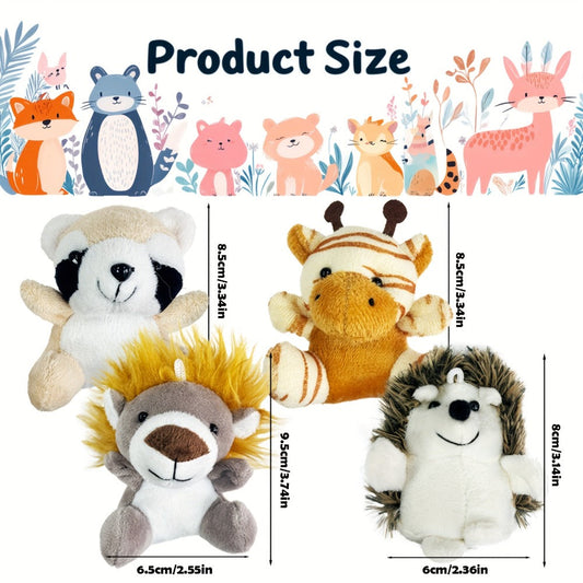Forest Animal Mini Stuffed Animals, 12-Piece A or B and 24-Piece A+B Packs